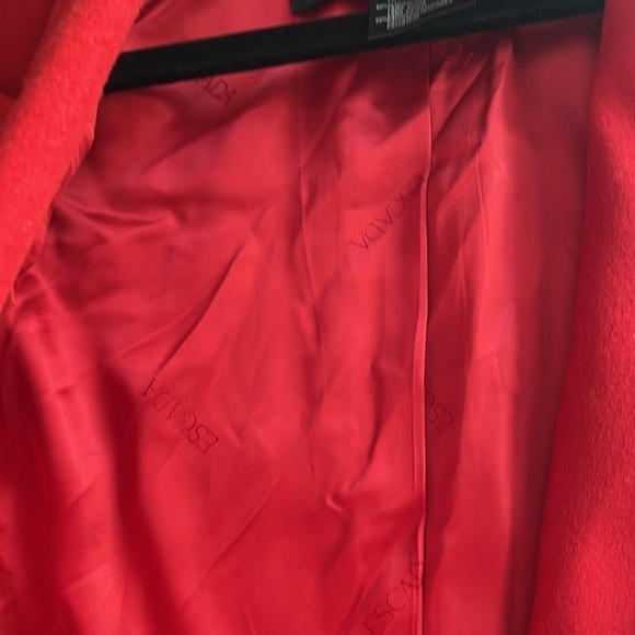 ESCADA BY MARGARETHA LEY Wool & Cashmere Blazer Jacket in Red Size Small or 6 - Picture 11 of 11